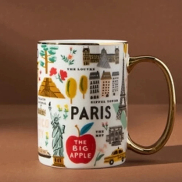 Anthropologie Bon Voyage Mug - Picture 1 of 2